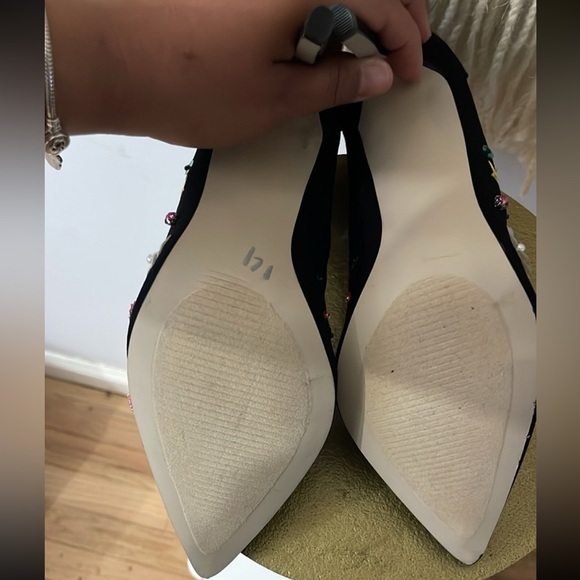 NWOT Betsey Johnson Alexis Black pump size 8 - Picture 2 of 6